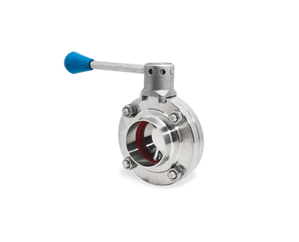 Válvula Borboleta Sanitária em Inox 304 ou 316L
